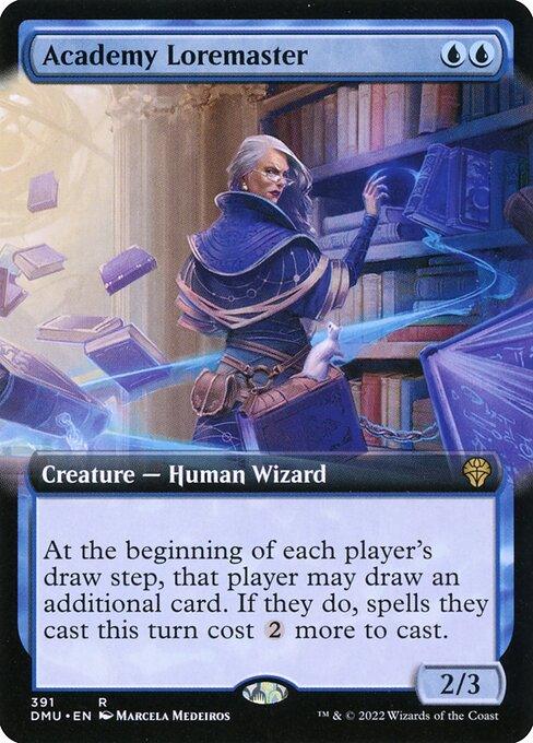 [Foil] DMU 391 Academy Loremaster (Extended Art) R