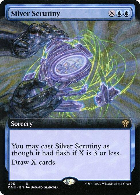 [Foil] DMU 395 Silver Scrutiny (Extended Art) R