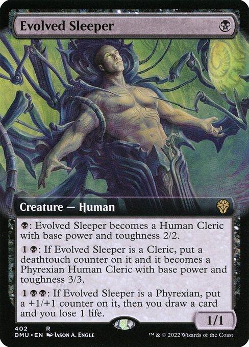 [Foil] DMU 402 Evolved Sleeper (Extended Art) R