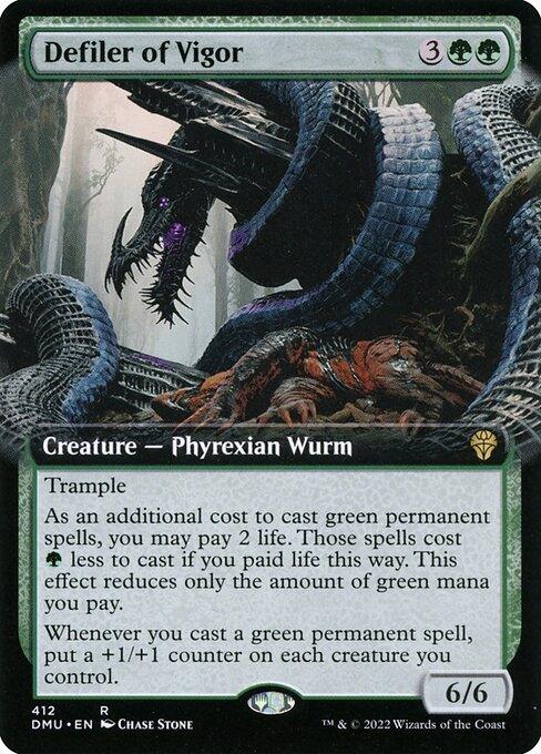 DMU 412 Defiler of Vigor (Extended Art) R