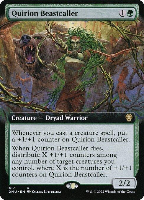 [Foil] DMU 417 Quirion Beastcaller (Extended Art) R