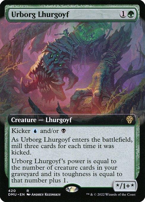 DMU 420 Urborg Lhurgoyf (Extended Art) R