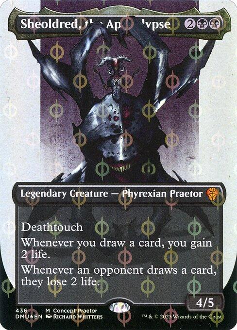 [Foil] DMU 436 Sheoldred, the Apocalypse (436 - Step-and-compleat) M