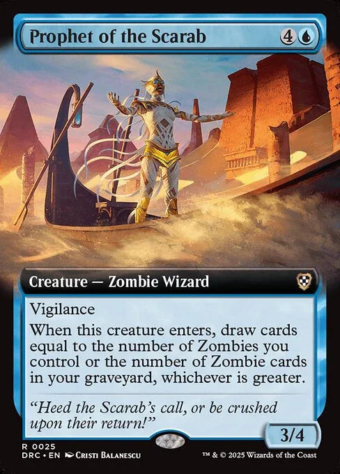 DRC 025 Prophet of the Scarab (0025 - Extended Art) R