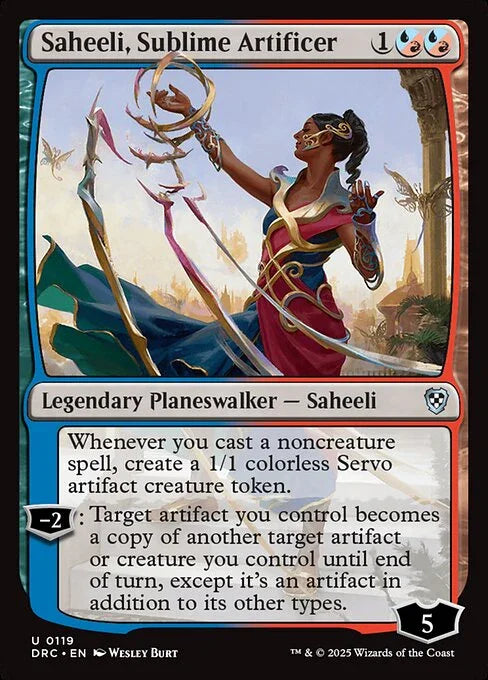 DRC 119 Saheeli, Sublime Artificer U