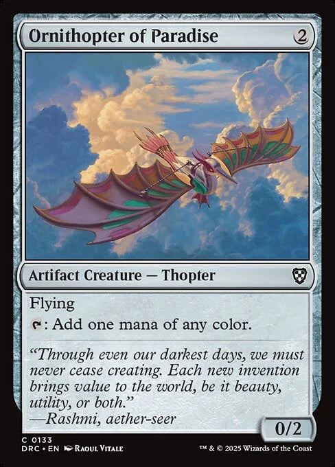 DRC 133 Ornithopter of Paradise C