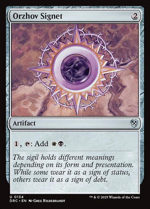 DRC 134 Orzhov Signet U