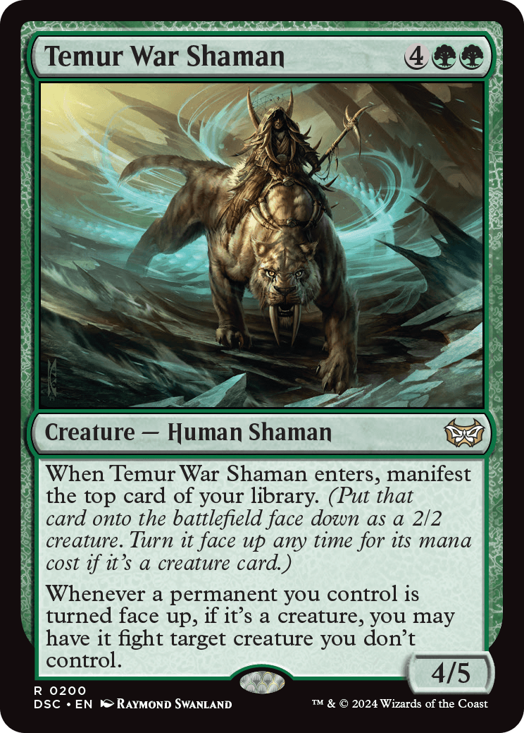 DSC 200 Temur War Shaman R