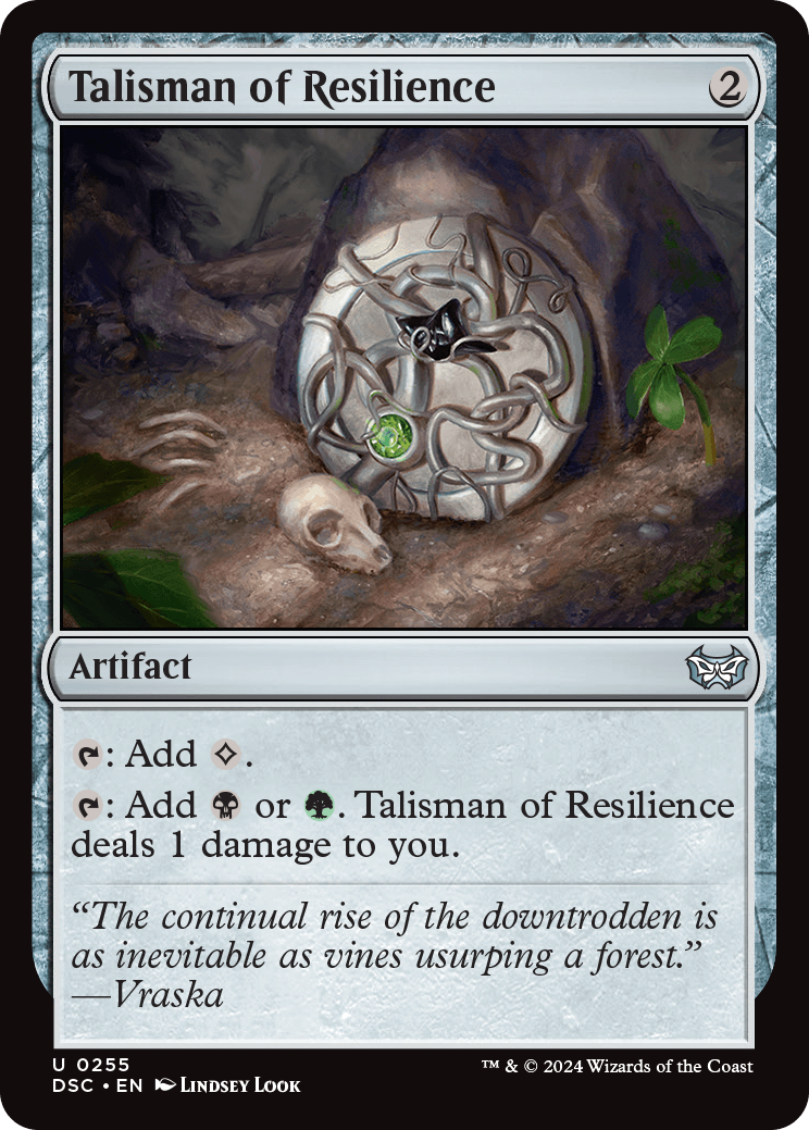 DSC 255 Talisman of Resilience U