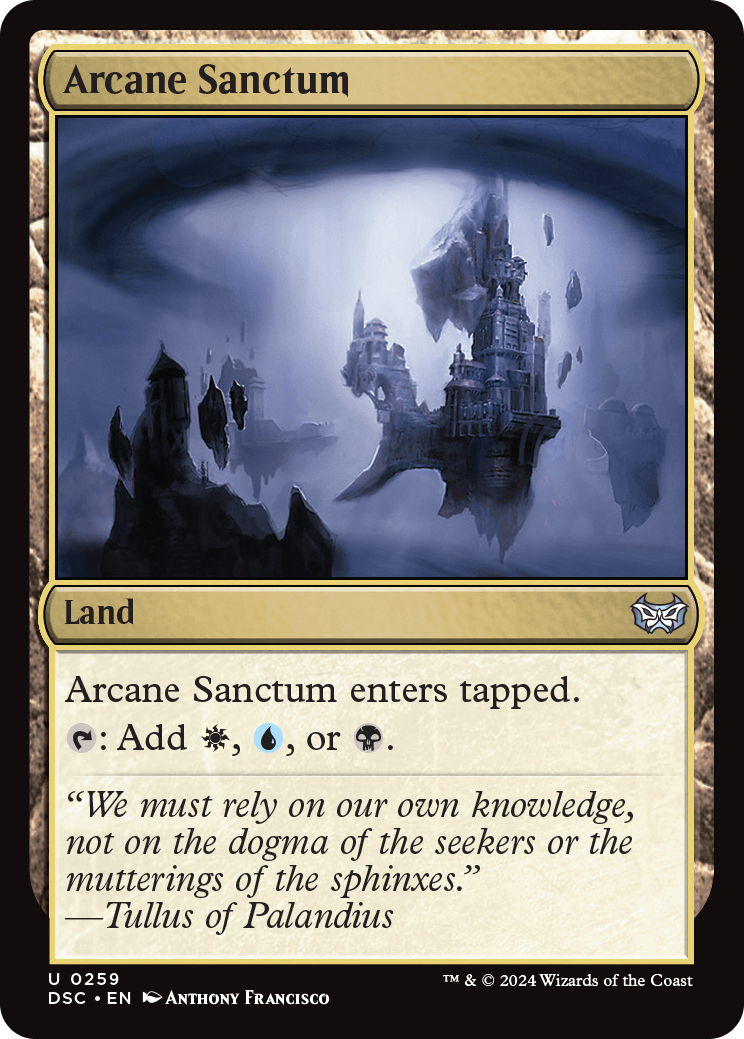 DSC 259 Arcane Sanctum U