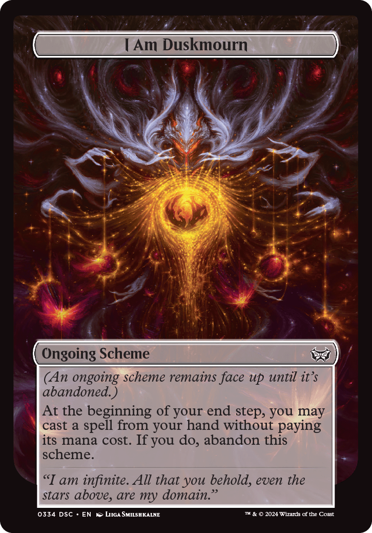 DSC 334 I Am Duskmourn (Scheme Oversized) C