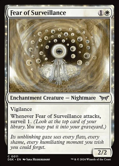 [Foil] DSK 011 Fear of Surveillance C