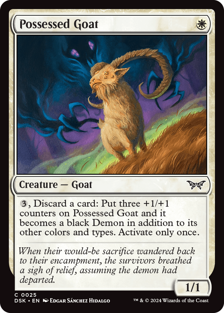 DSK 025 Possessed Goat C