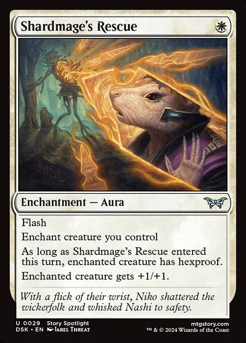 [Foil] DSK 029 Shardmage's Rescue U