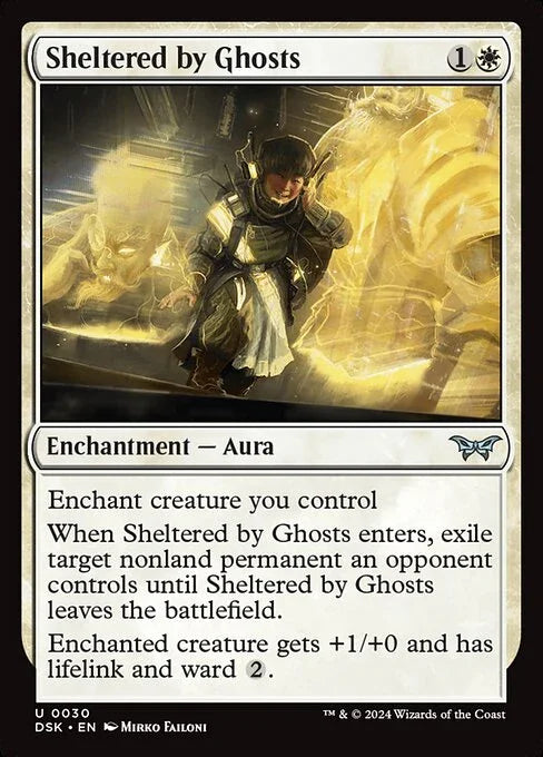 [Foil] DSK 030 Sheltered by Ghosts U