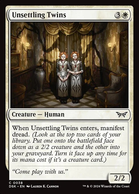 [Foil] DSK 038 Unsettling Twins C