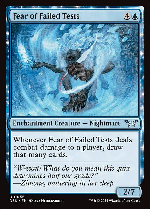 [Foil] DSK 055 Fear of Failed Tests U