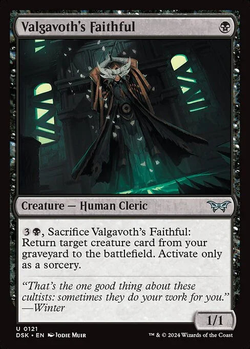 [Foil] DSK 121 Valgavoth's Faithful U