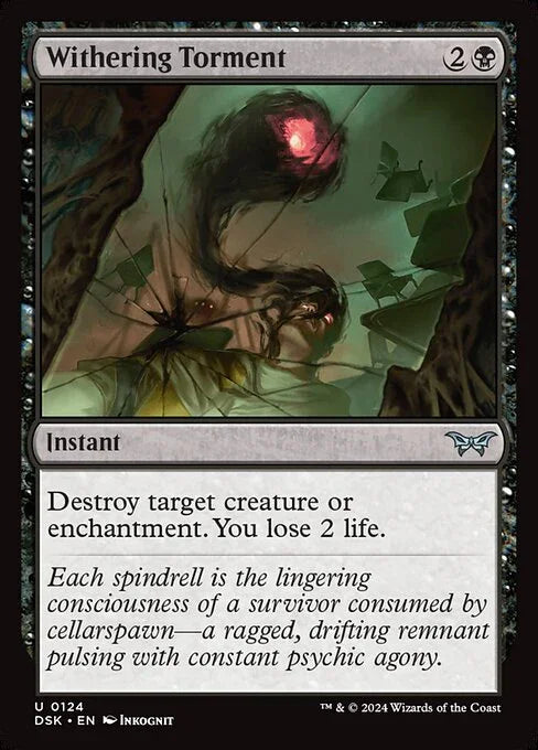 [Foil] DSK 124 Withering Torment U