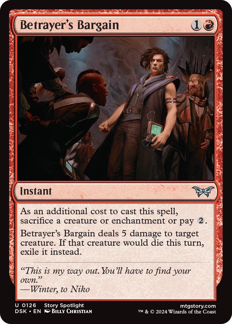 DSK 126 Betrayer's Bargain U