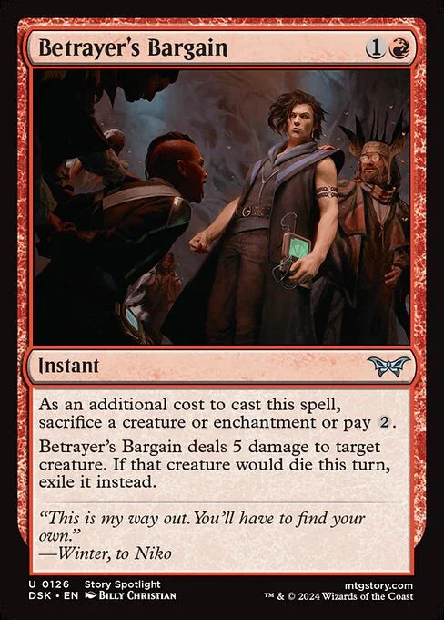 [Foil] DSK 126 Betrayer's Bargain U