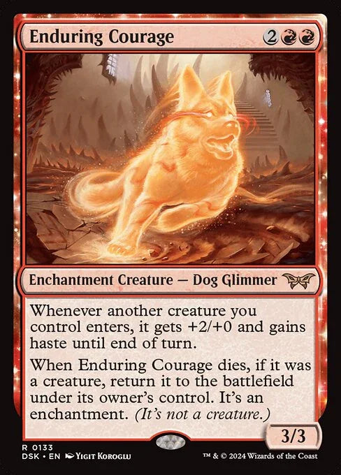 [Foil] DSK 133 Enduring Courage R
