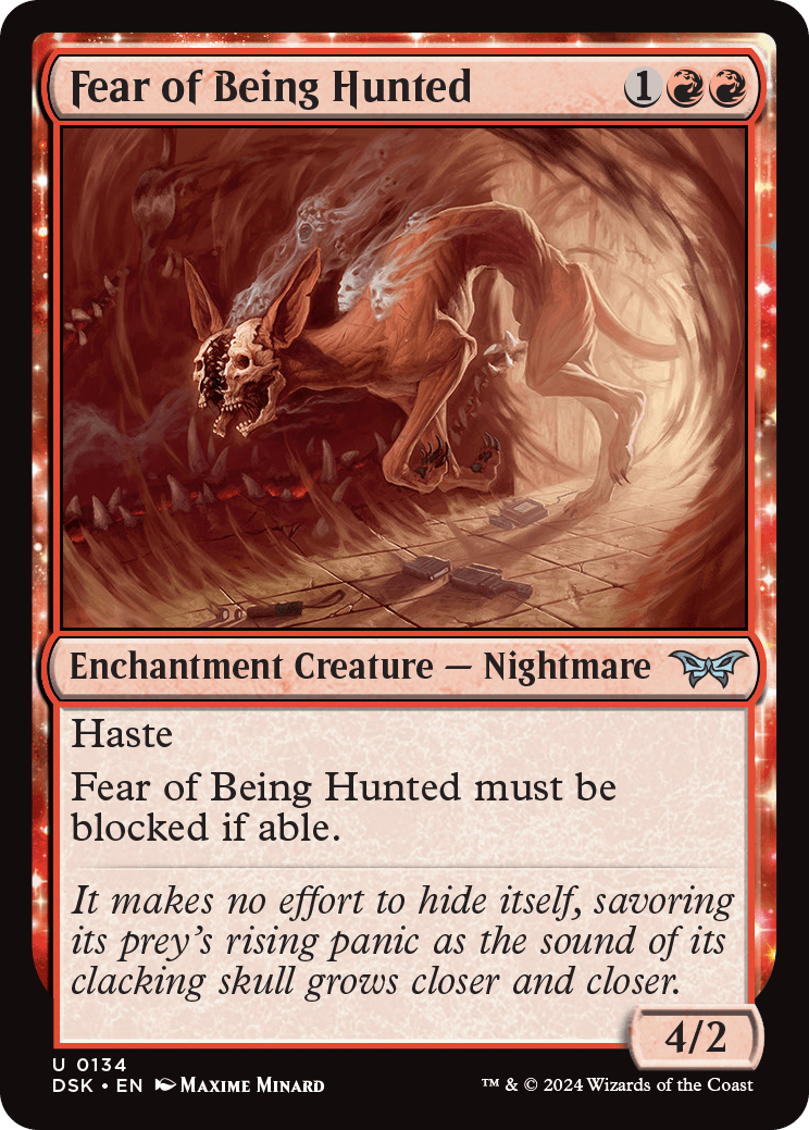 DSK 134 Fear of Being Hunted U