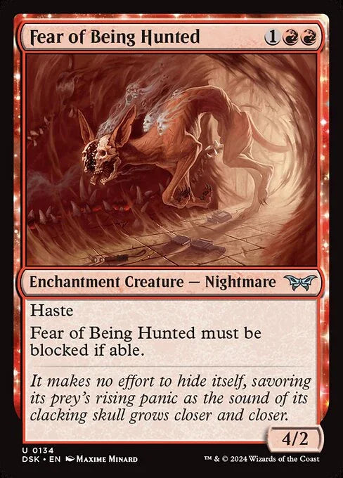 [Foil] DSK 134 Fear of Being Hunted U