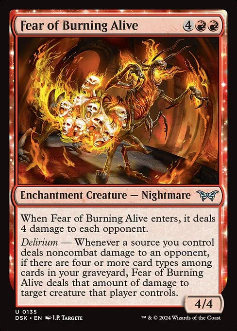[Foil] DSK 135 Fear of Burning Alive U