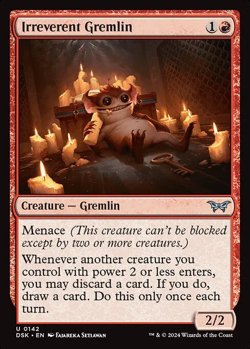 [Foil] DSK 142 Irreverent Gremlin U