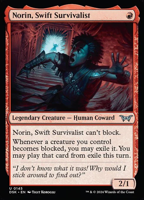 [Foil] DSK 145 Norin, Swift Survivalist (0145) U