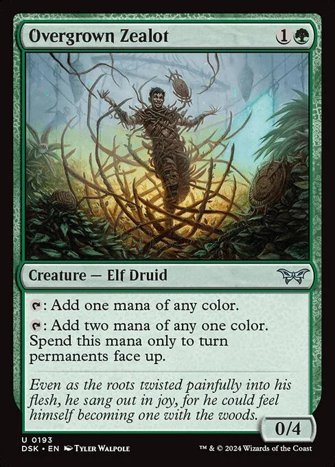 [Foil] DSK 193 Overgrown Zealot U