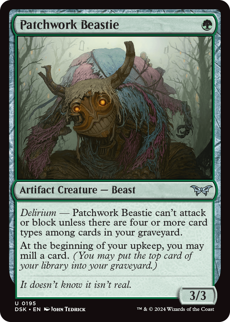 DSK 195 Patchwork Beastie U
