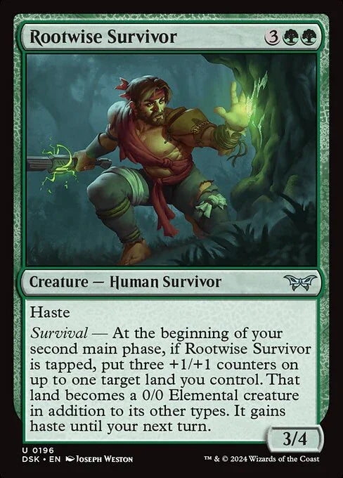 [Foil] DSK 196 Rootwise Survivor U