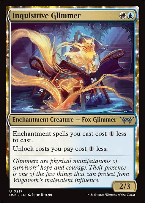 [Foil] DSK 217 Inquisitive Glimmer U