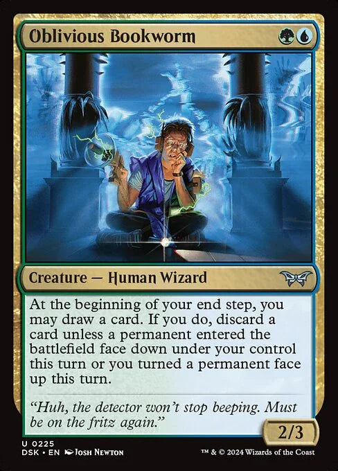 [Foil] DSK 225 Oblivious Bookworm (0225) U