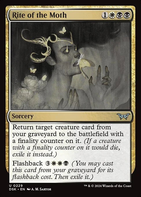 [Foil] DSK 229 Rite of the Moth U