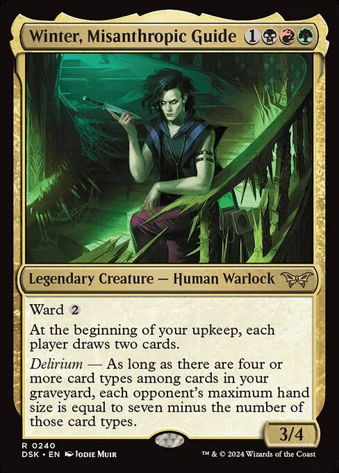 [Foil] DSK 240 Winter, Misanthropic Guide R
