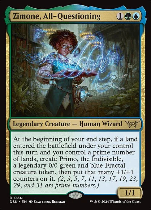 [Foil] DSK 241 Zimone, All-Questioning R
