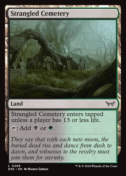 [Foil] DSK 268 Strangled Cemetery L