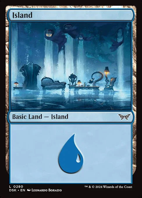 [Foil] DSK 280 Island (0280) L