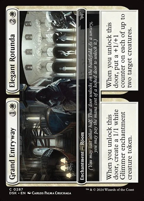 [Foil] DSK 287 Grand Entryway // Elegant Rotunda (0287 - Lurking Evil) C