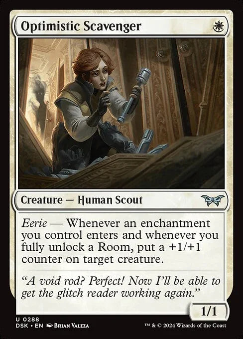 [Foil] DSK 288 Optimistic Scavenger (0288 - Lurking Evil) U
