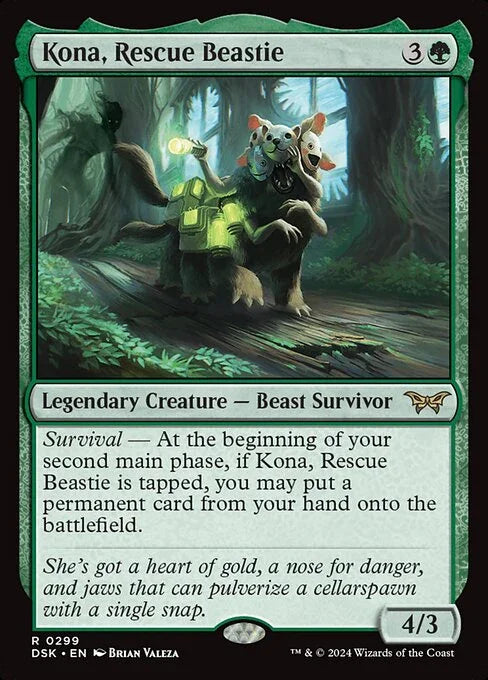 [Foil] DSK 299 Kona, Rescue Beastie (0299 - Lurking Evil) R