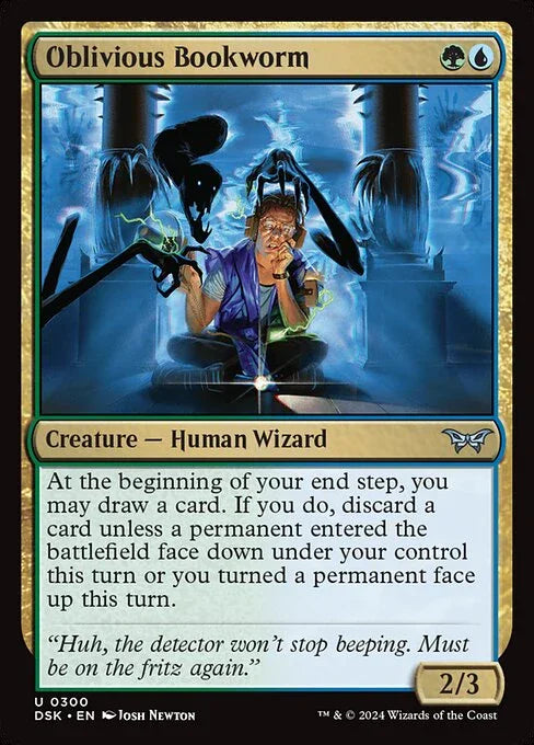 [Foil] DSK 300 Oblivious Bookworm (0300 - Lurking Evil) U