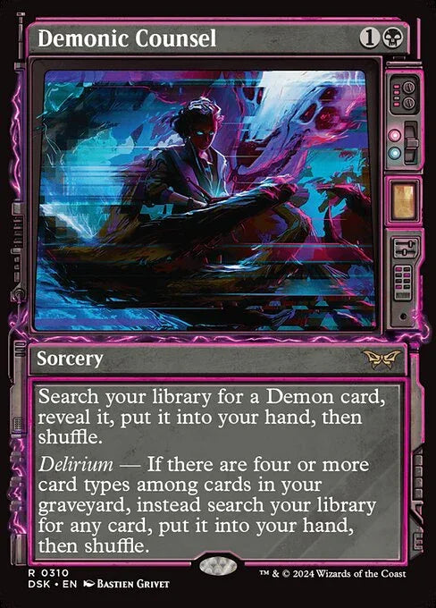 [Foil] DSK 310 Demonic Counsel (0310 - Showcase) R