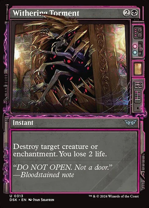 [Foil] DSK 313 Withering Torment (0313 - Showcase) U