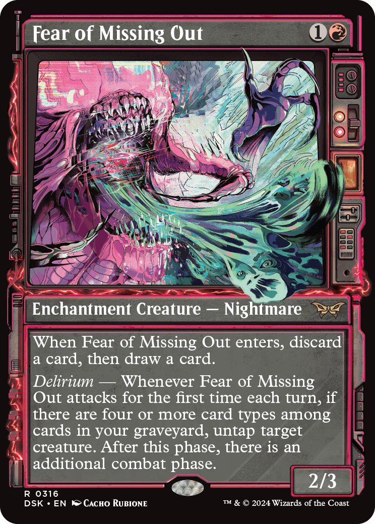 DSK 316 Fear of Missing Out (0316 - Showcase) R