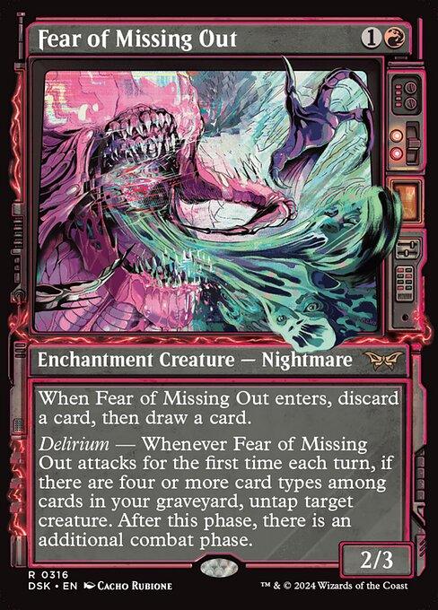 [Foil] DSK 316 Fear of Missing Out (0316 - Showcase) R