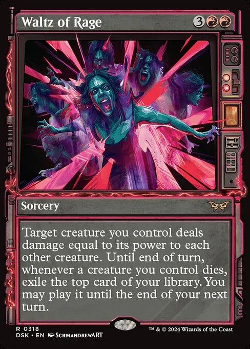 [Foil] DSK 318 Waltz of Rage (0318 - Showcase) R